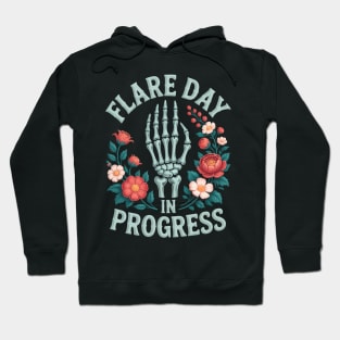 Chronic Illness Flare Day In Progress Spoonie Awareness Hoodie